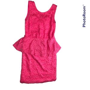 Diva Apparel Coral Lace Dress